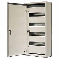 Распределительный шкаф ЩРН, 60 мод., IP31, навесной, сталь, серая дверь |  код. 30208DEK |  DEKraft